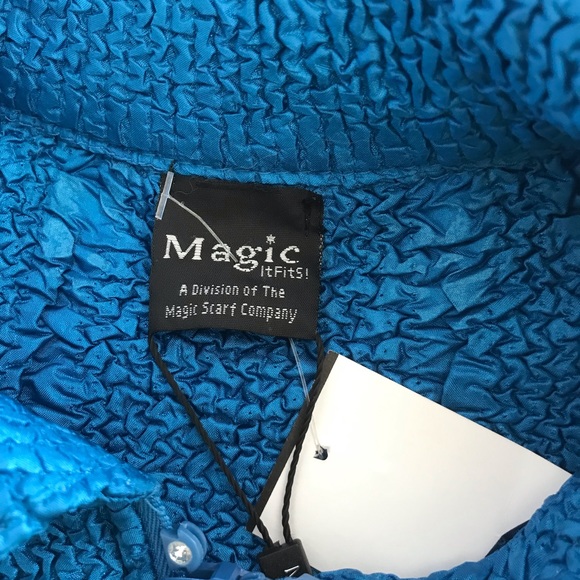 Magic it fits NWT Blue Popcorn Rhinestone Jacket - Picture 5 of 6